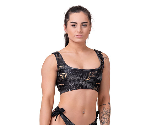 Жіночий топ, бюстгальтер Nebbia Miami Sporty Bralette 554 - чорний/S