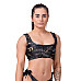 Жіночий топ, бюстгальтер Nebbia Miami Sporty Bralette 554 - чорний/S