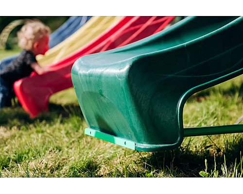 Дитяча гірка KBT з металевою драбиною, 300 х 150 см - різнокольорова