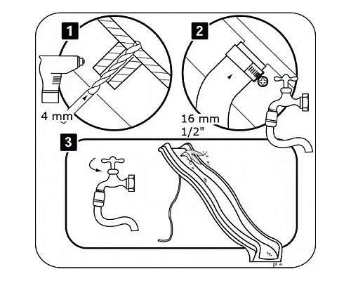 Дитяча гірка KBT пластикова, 300 х 49 х 150 см - червона