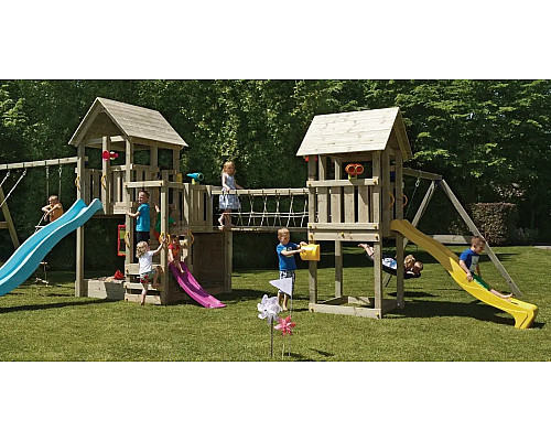 Дитяча гірка KBT пластикова, 300 х 49 х 150 см - жовта