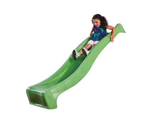 Дитяча гірка KBT пластикова, 300 х 49 х 150 см - зелена