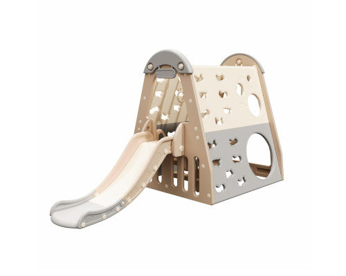 Дитяча гірка inSPORTline Climbino, 133,7 x 255,3 x 108 см, сіра