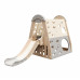 Дитяча гірка inSPORTline Climbino, 133,7 x 255,3 x 108 см, сіра