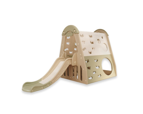 Дитяча гірка inSPORTline Climbino, 133,7 x 255,3 x 108 см, зелена