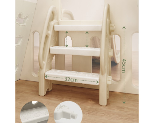 Дитяча гірка inSPORTline Climbino, 133,7 x 255,3 x 108 см, зелена