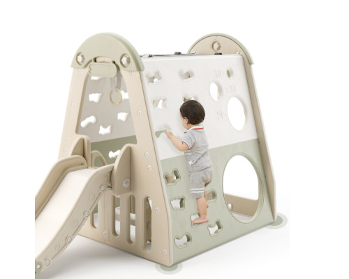 Дитяча гірка inSPORTline Climbino, 133,7 x 255,3 x 108 см, зелена