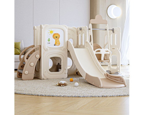 Дитячий ігровий майданчик Playground inSPORTline Nikino 123 x 201 x 207 см, бежевий