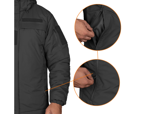 Зимова куртка Patrol System 3.0 Nylon Taslan Чорна (7273), S