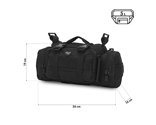 Сумка NILS CAMP NC3907 XL 5 л, чорна