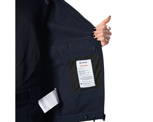 Жіноча куртка Stalker SoftShell Темно-синя (7443), XS