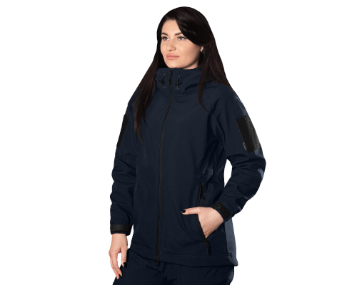 Жіноча куртка Stalker SoftShell Темно-синя (7443), S