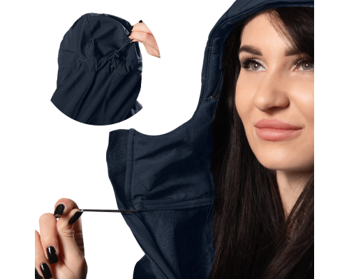 Жіноча куртка Stalker SoftShell Темно-синя (7443), S