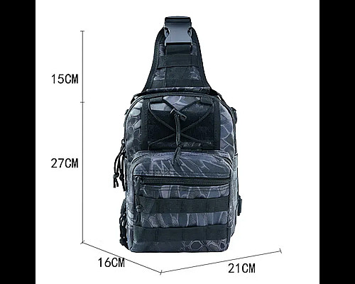 Сумка Smartex 3P Tactical 10 ST-050 Чорна