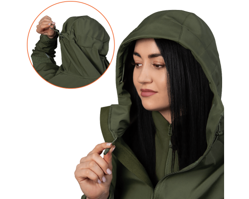 Жіноча куртка Stalker SoftShell Олива (7441), XS