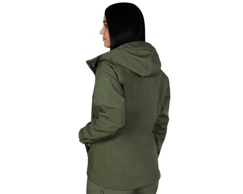 Жіноча куртка Stalker SoftShell Олива (7441), S