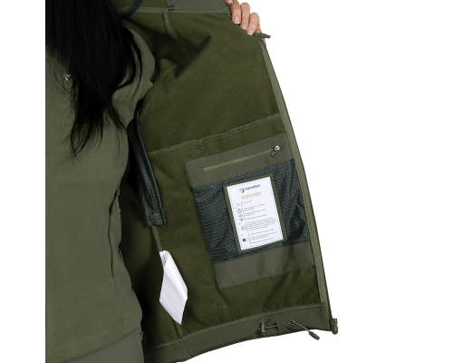 Жіноча куртка Stalker SoftShell Олива (7441), S