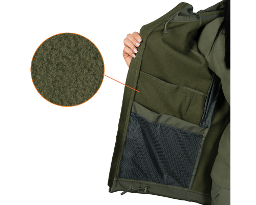 Жіноча куртка Stalker SoftShell Олива (7441), M