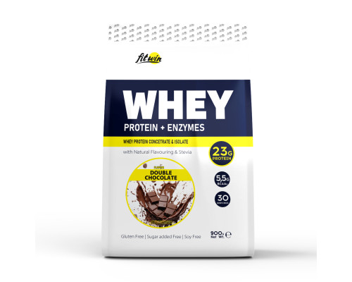 Сироватковий протеїн Whey - 900г Подвійний шоколад