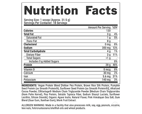 Plant Protein - 536g Strawberry Cream