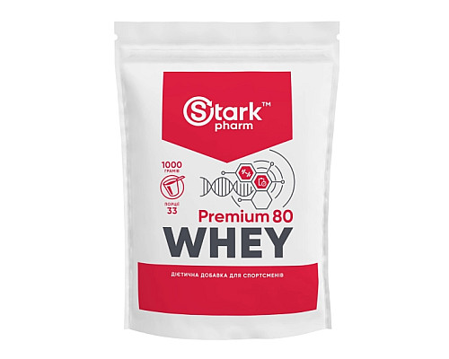 Whey 80 Stark Pharm - 1000g Strawberry