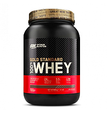Сироватковий протеїн Gold Standart 100% Whey - 900g Полуниця