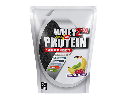Whey Protein Power Pro - 2000g Banana Wild Strawberry