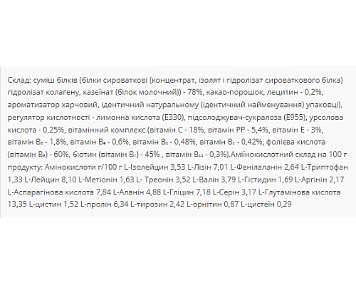 Whey Protein MIX Power Pro - 1000g Honey cookies