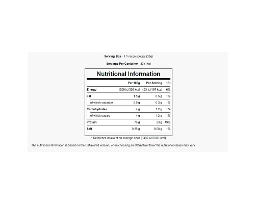 Slow-Release Casein Myprotein - 1000g Strawberry