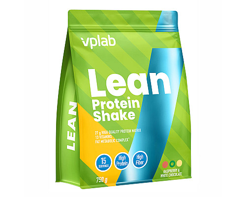 Lean Protein Shake VPLab - 750g Raspberry White Chocolate