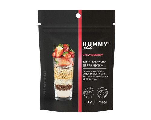 Шейк Hummy Shake Tasty Balanced Supermeal - 110г Полуниця