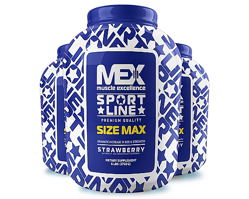 MEX Nutrition Size Max - 2720g Strawberry