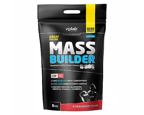 Mass Builder VPLab - 5000g Strawberry-Yoghurt