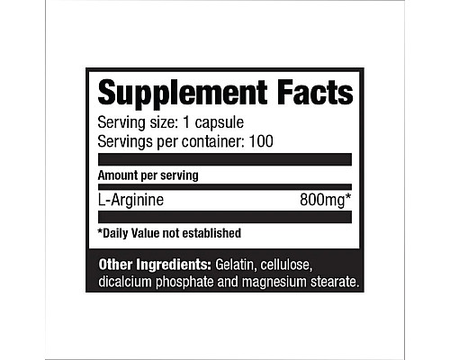 Arginine Power 800 mg - 100 caps