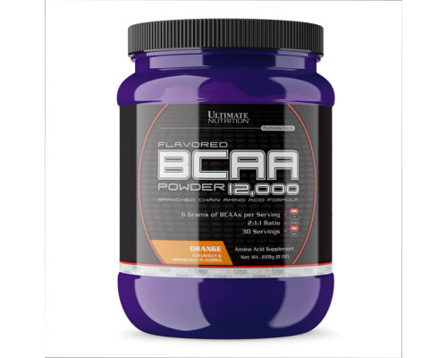 BCAA Powder 12000 - 7.6g Orange Sample