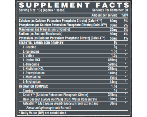 EAA Hydration - 30srv Blood Orange EAA Hydration - 30srv Blood Orange