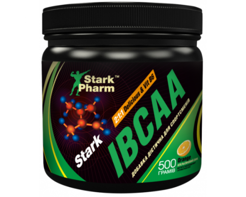 Stark IBCAA 2-1-1/vit b6 - 500 g Orange* Stark IBCAA 2-1-1/vit b6 - 500 g Orange*