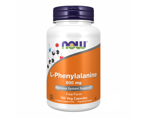 L-Phenylalanine 500mg Now Foods - 120 vcaps