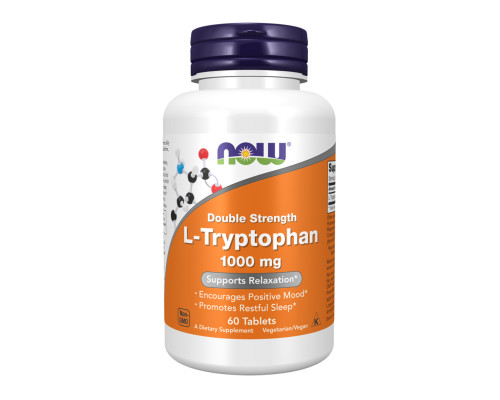 Триптофан L-Tryptophan Double Strength 1000мг - 60 таблеток Триптофан L-Tryptophan Double Strength 1000мг - 60 таблеток