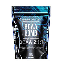 Амінокислота (BCAA Bomb 2-1-1) 500г Полуниця