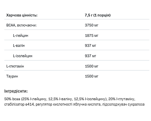 BCAA Max Support - 250g Strawberry