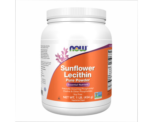 Соняшниковий лецитин (Sunflower Lecithin Pure Powder 1lb) 454г