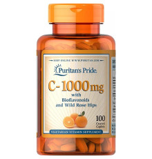 Vitamin C - 1000 mg with Bioflavonoids and Rose Hips - 100tabs