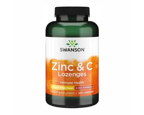 Zinc & C Lozenges orange & lemon - 200caps