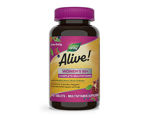 Жувальні вітаміни для жінок - Women's 50+ Complete Multivitamin - 110 таблеток