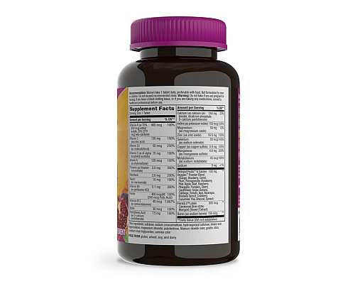 Жувальні вітаміни для жінок - Women's 50+ Complete Multivitamin - 110 таблеток