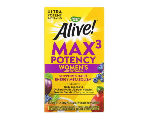 Nature's Way Alive! Max3 Women's - 90 tabs