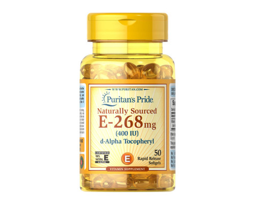 Vitamin E 268 mg 400 IU - 50 softgels