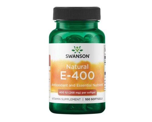 Natural Vitamin E - 100 softgel