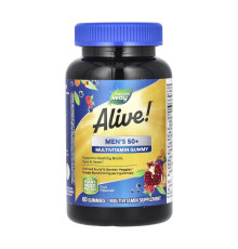 Чоловічі мультивітаміни 50+ (Alive!® Men's 50+ Multi Gummy) - 60 жуйок